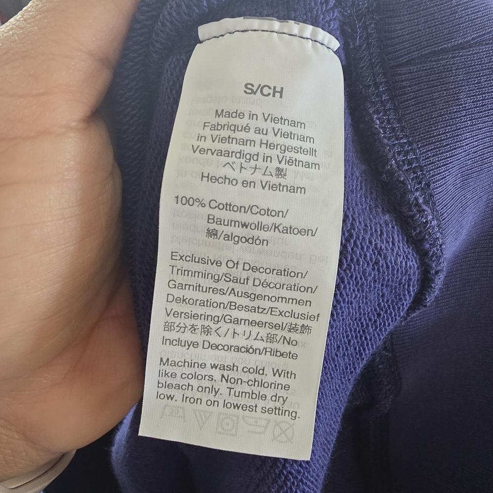 J. Crew Cropped Rope‎ Anchor Sweatshirt Women's Small - Picture 5 of 11